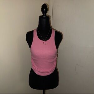 Fashion Nova Pink Ribbed Top